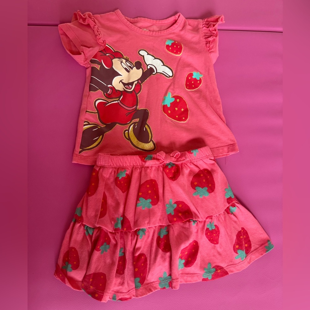 Disney Minnie Mouse Skirt Set